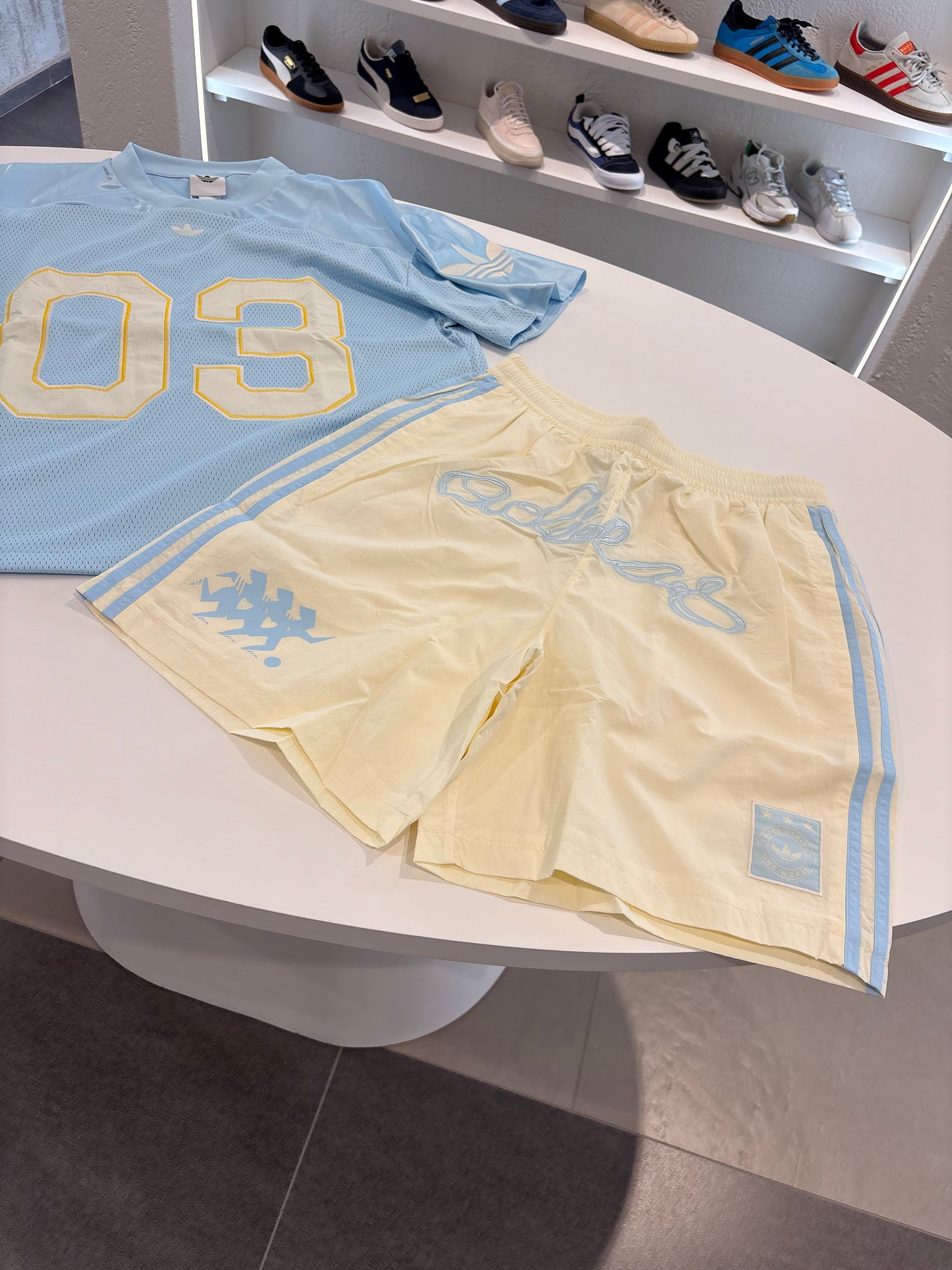 Coordinato Adidas ONE WORLD AZZURRO