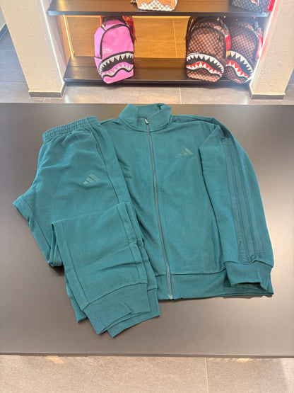 Tuta Adidas uomo verde petrolio