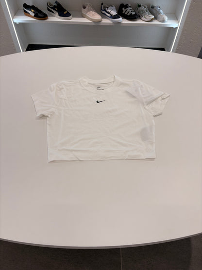 T-shirt Nike crop mezze maniche bianca