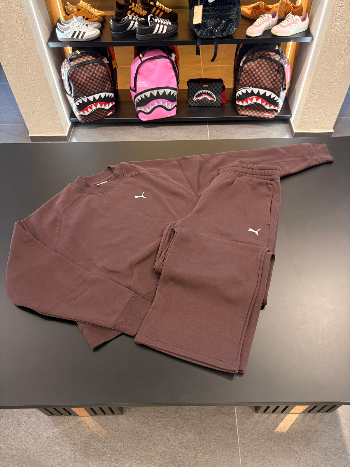 Tuta puma brown fondo largo