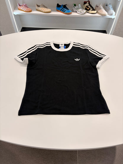 T-shirt Adidas 3 stripes black