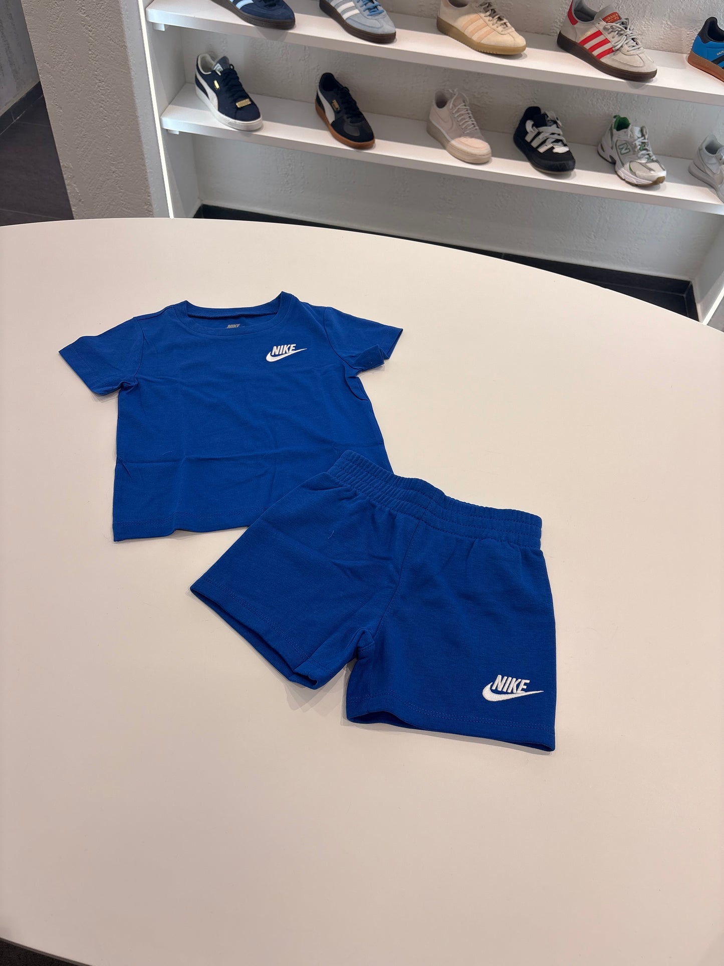 Coordinato blu Nike baby