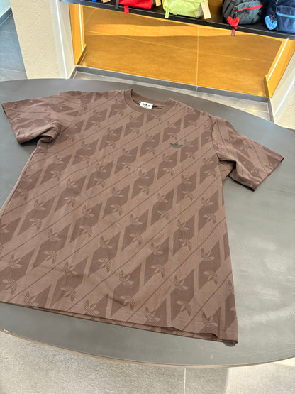 T-shirt brown Adidas monogram