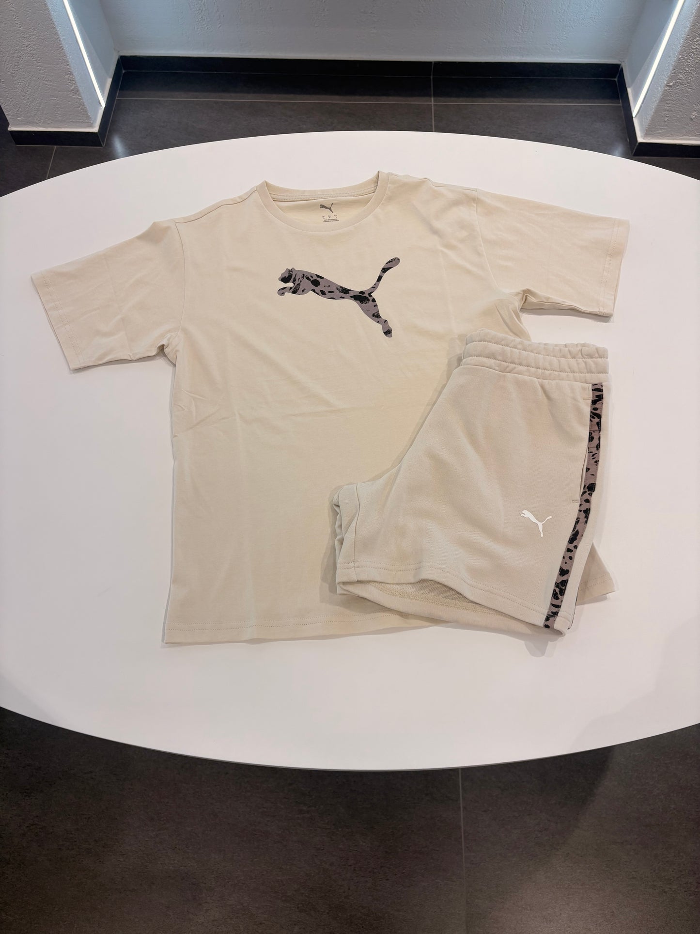 Coordinato Puma beige animalier