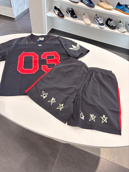 Coordinato Adidas ONE WORLD BLACK/RED