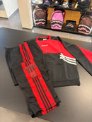 Coordinato adidas 3stripes botton the brand black