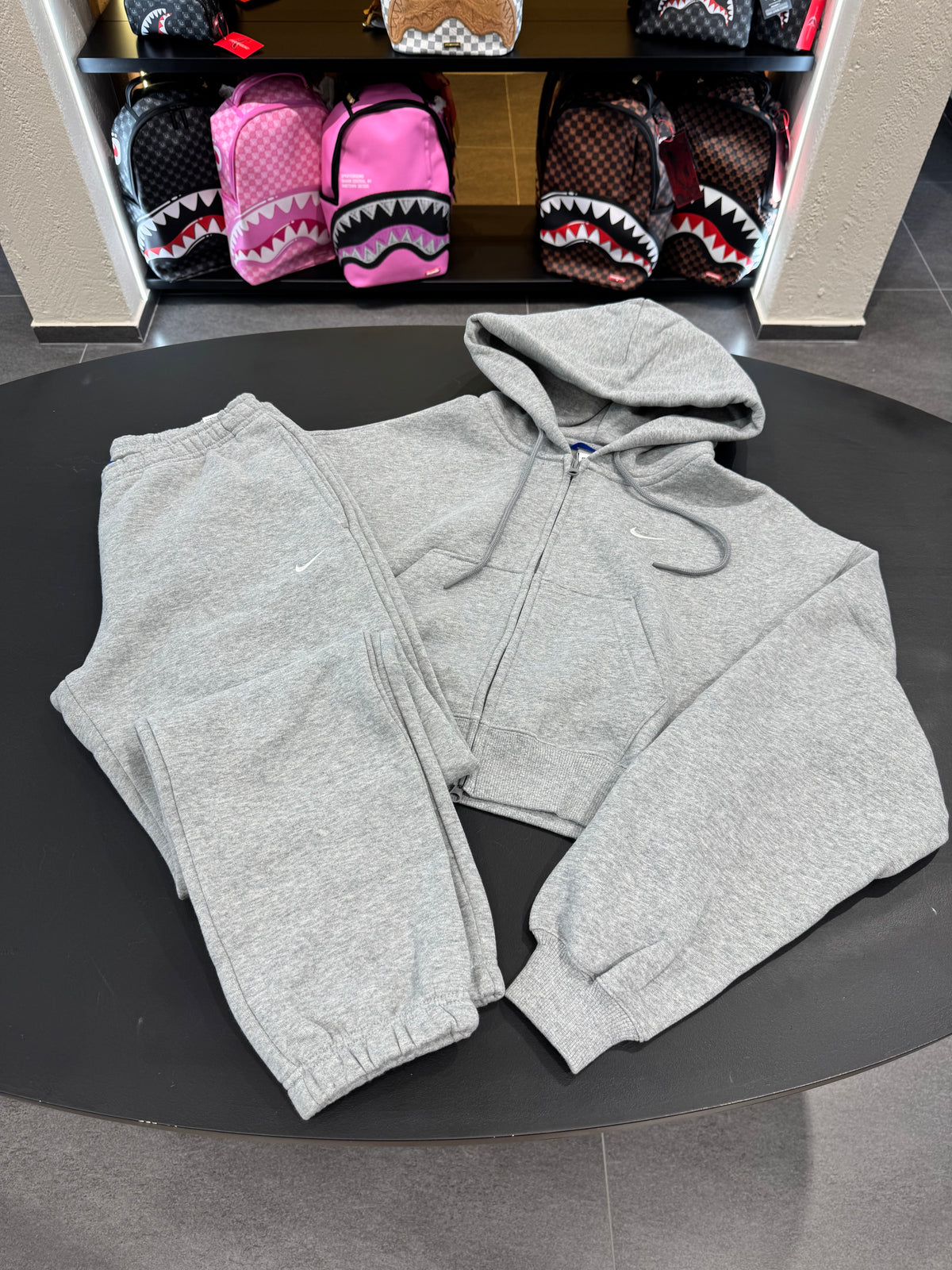 Tuta Nike oversize X zip grigia