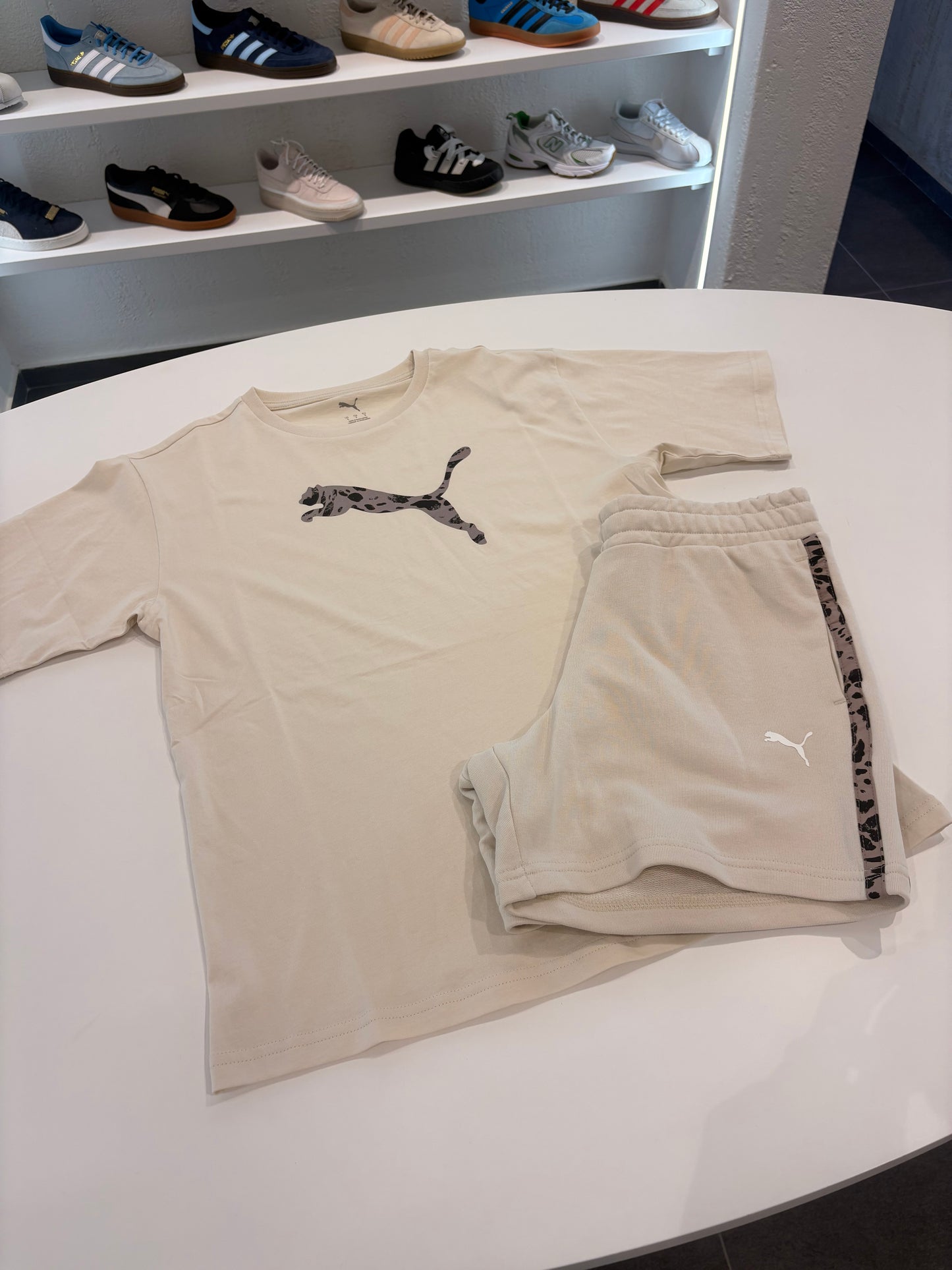 Coordinato Puma beige animalier