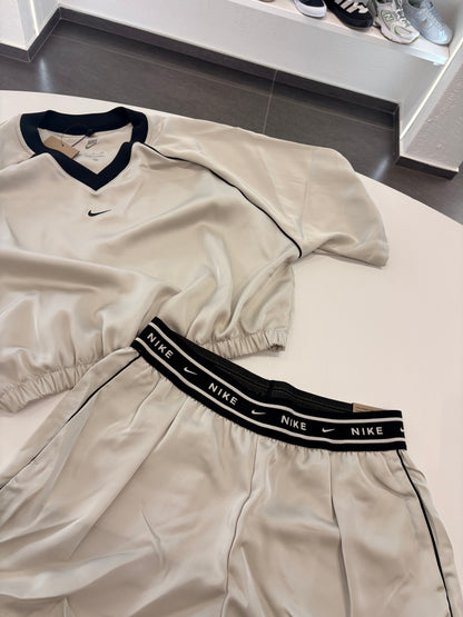 Coordinato Nike perlato fascia black