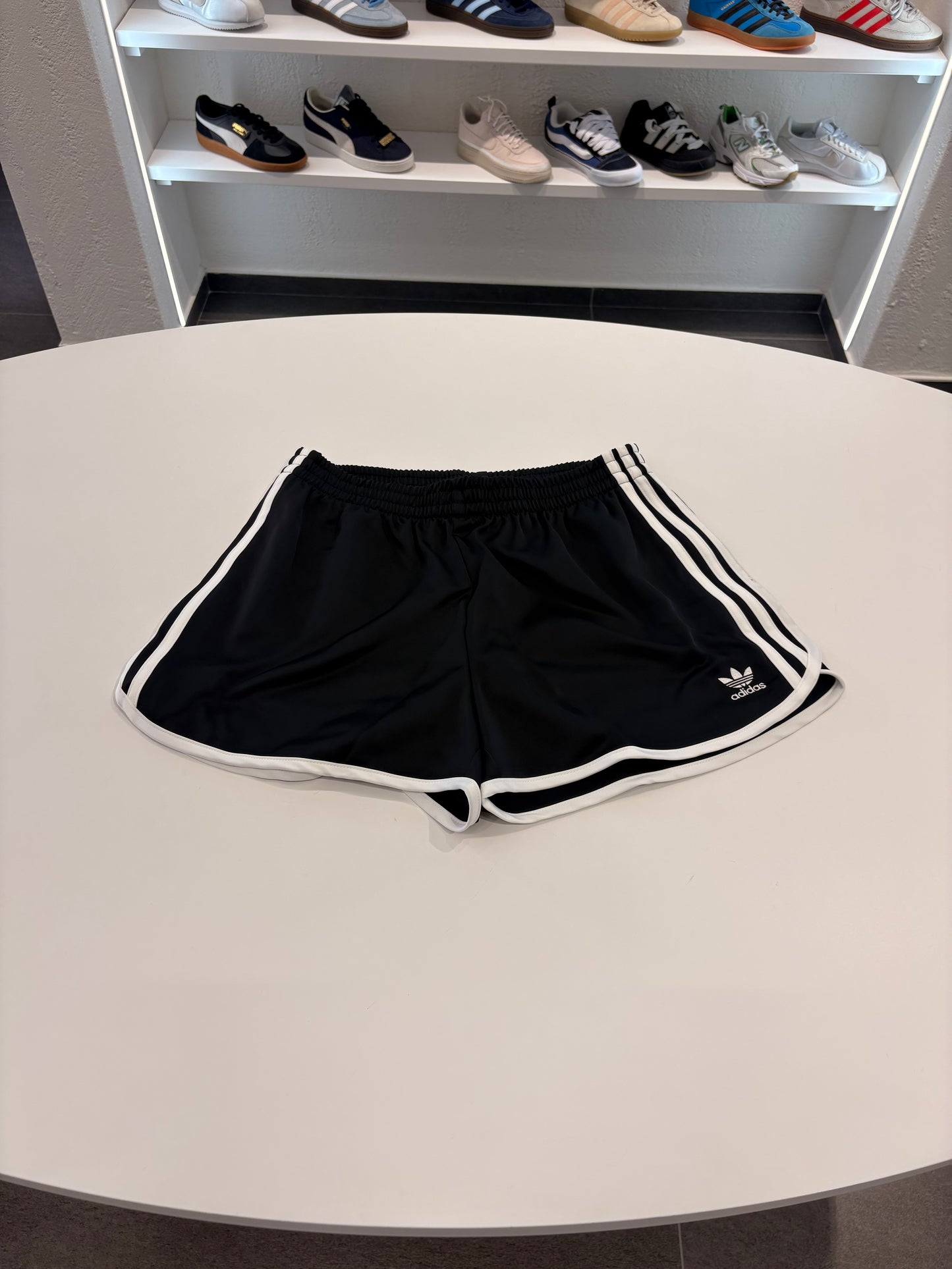 Short adicolor 3 stripes nero