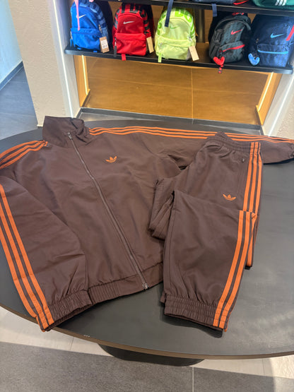 Tuta Adidas firebird woven brown/bronze 3lines tex