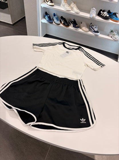 Coordinato Adidas B&W crop