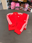 Tuta adidas kids 3lines Red