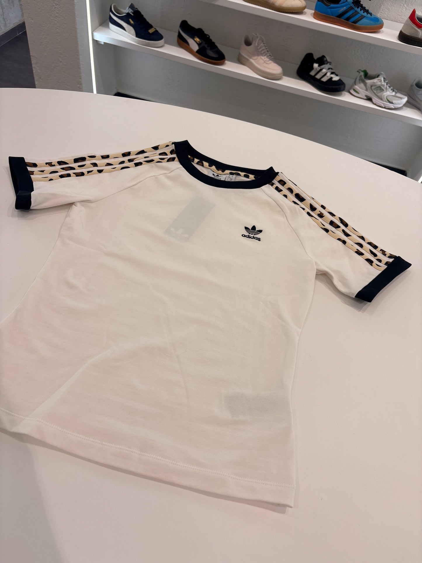 T-shirt Adidas 3 stripes animalier