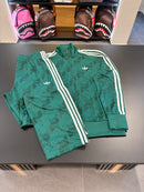 Tuta monogram firebird Adidas Green