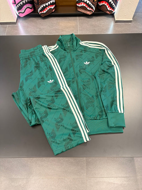 Tuta monogram firebird Adidas Green