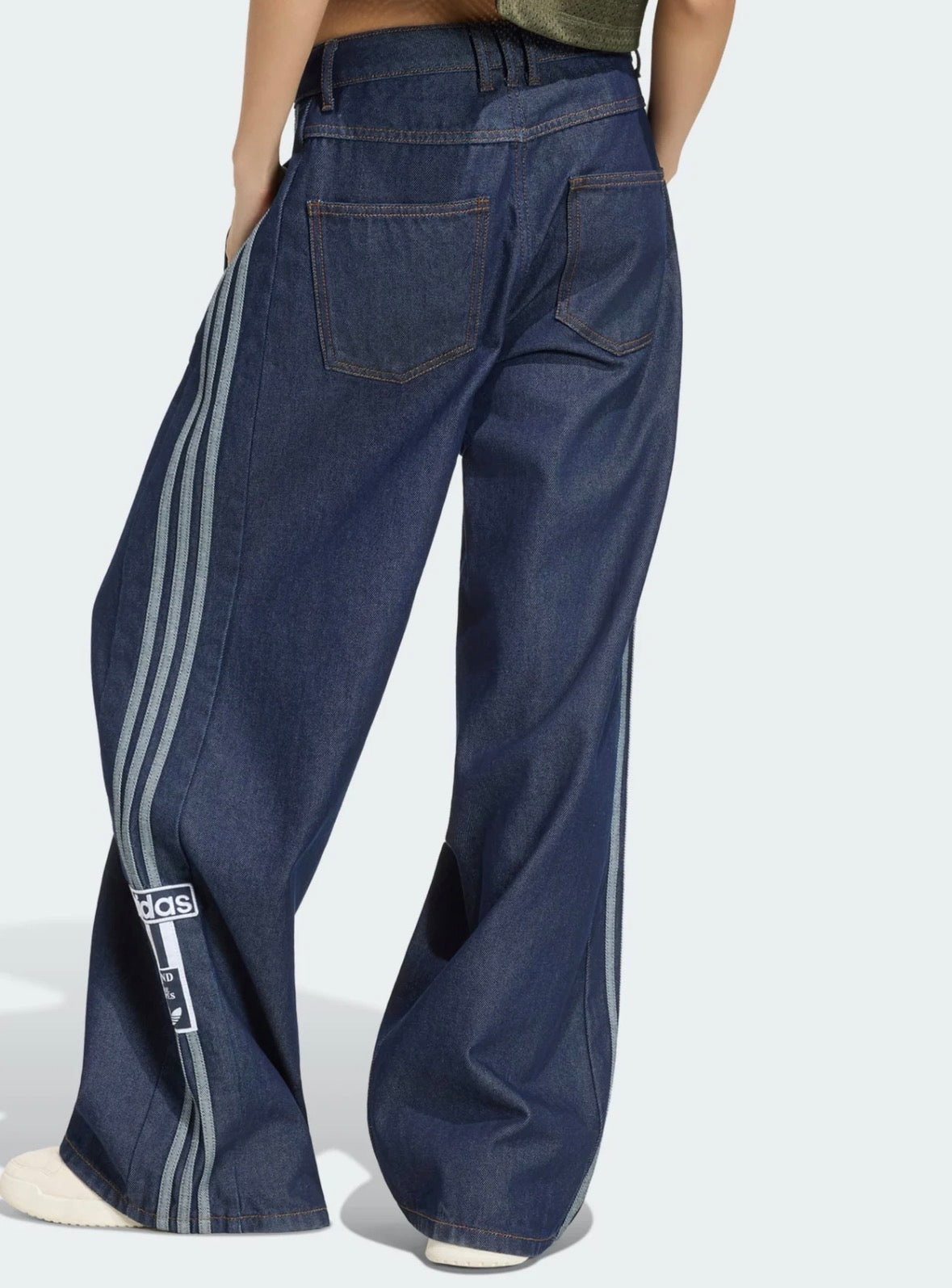 Pant jeans Adidas wide leg indigo/denim