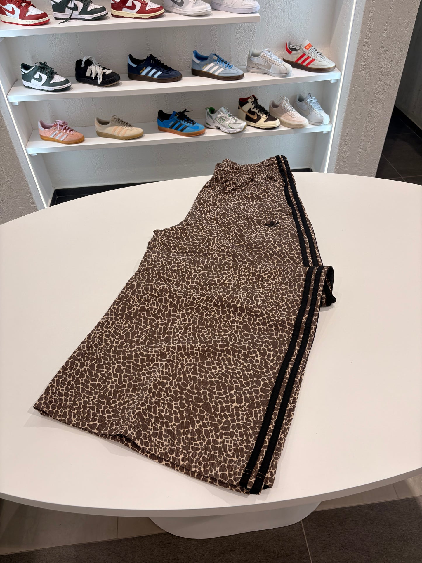 Pant oversized animalier denim