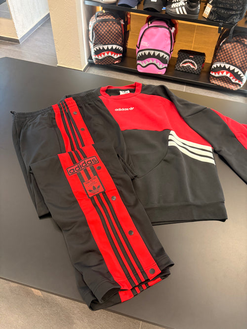 Coordinato adidas 3stripes botton the brand black