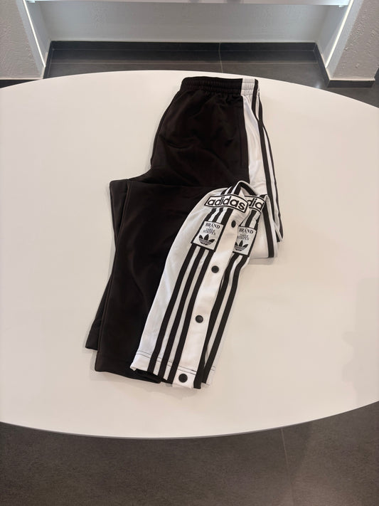 Pantalone Adidas 3stripes botton marrone