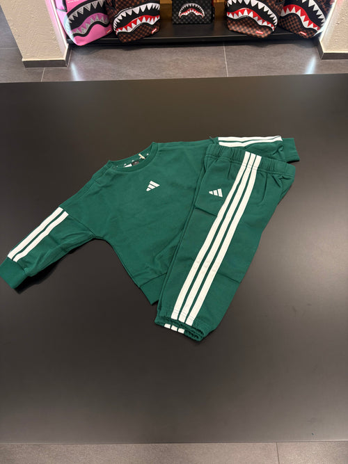 Tuta Adidas basic Green kids