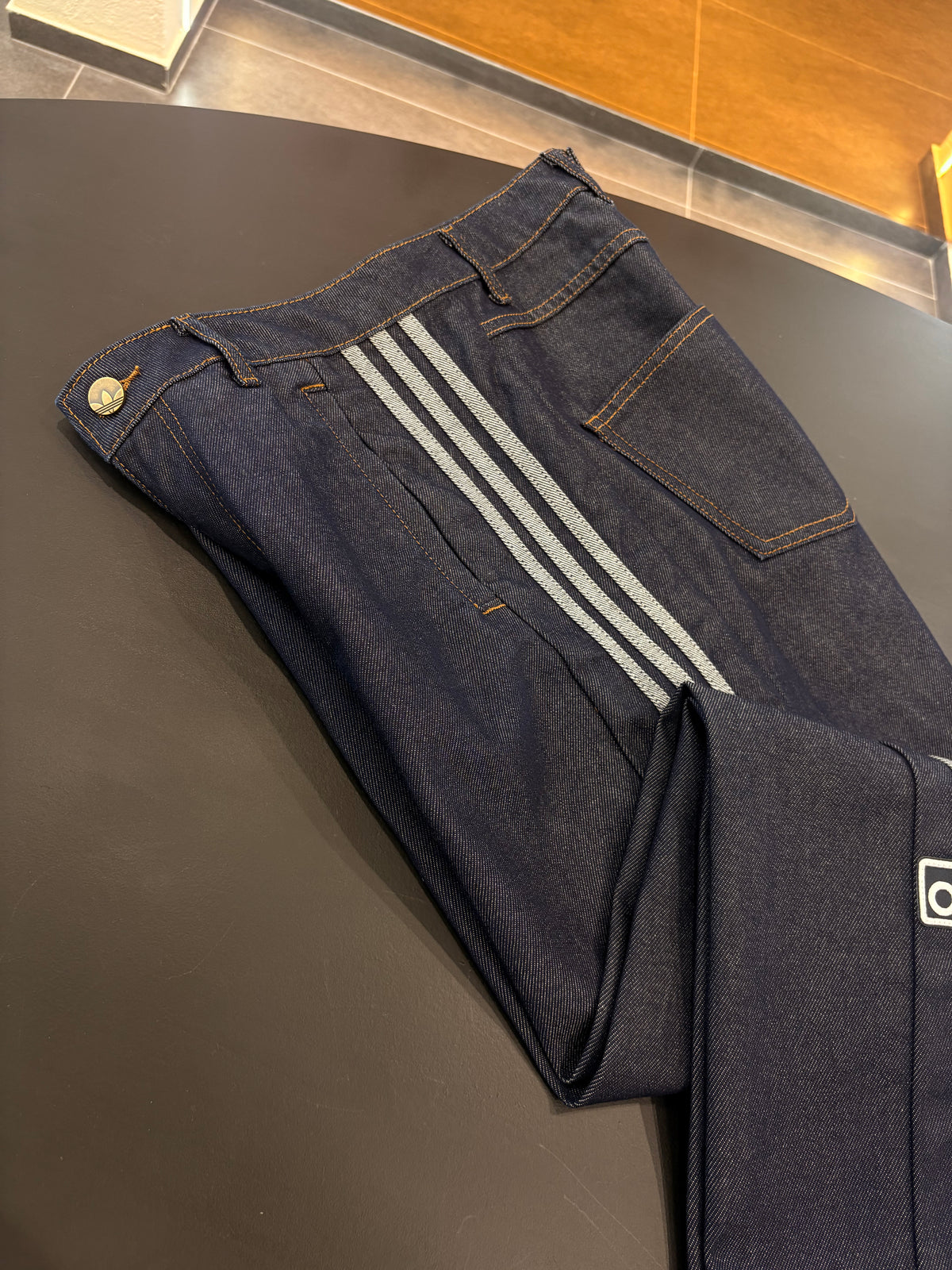 Pant jeans Adidas wide leg indigo/denim
