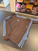 Tuta Adidas firebird brown linea Sky azzurro