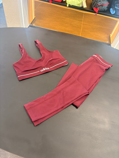 CORDSET tracktop leggings bordeaux