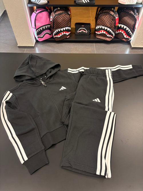 Tuta Adidas ragazza 3lines black