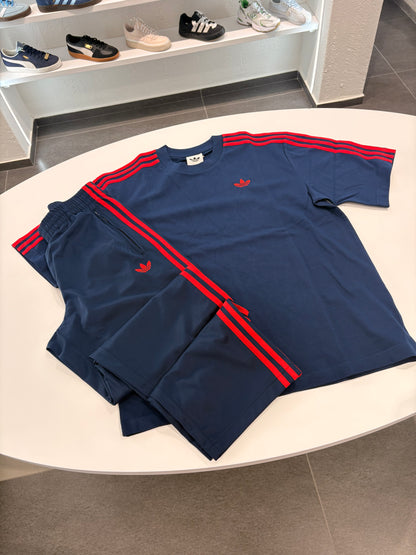 Coordinato Adidas blue/red