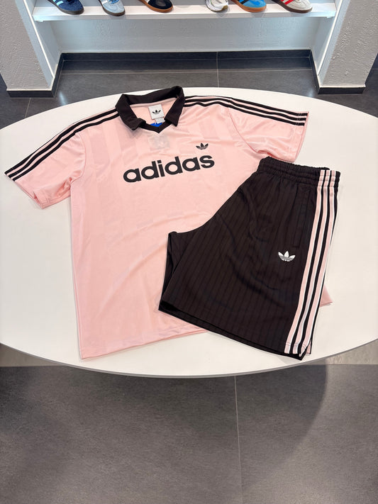 Coordinato Adidas brown polo pink unisex