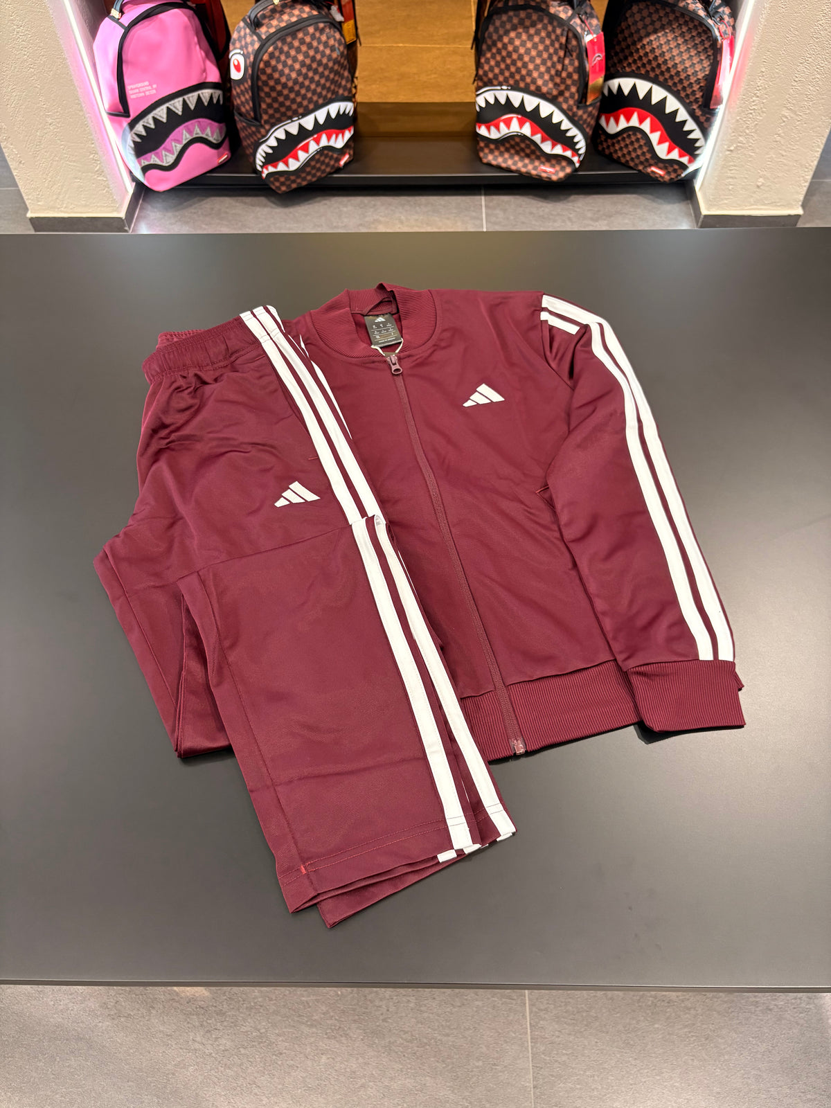 Tuta essential Adidas bordeaux donna