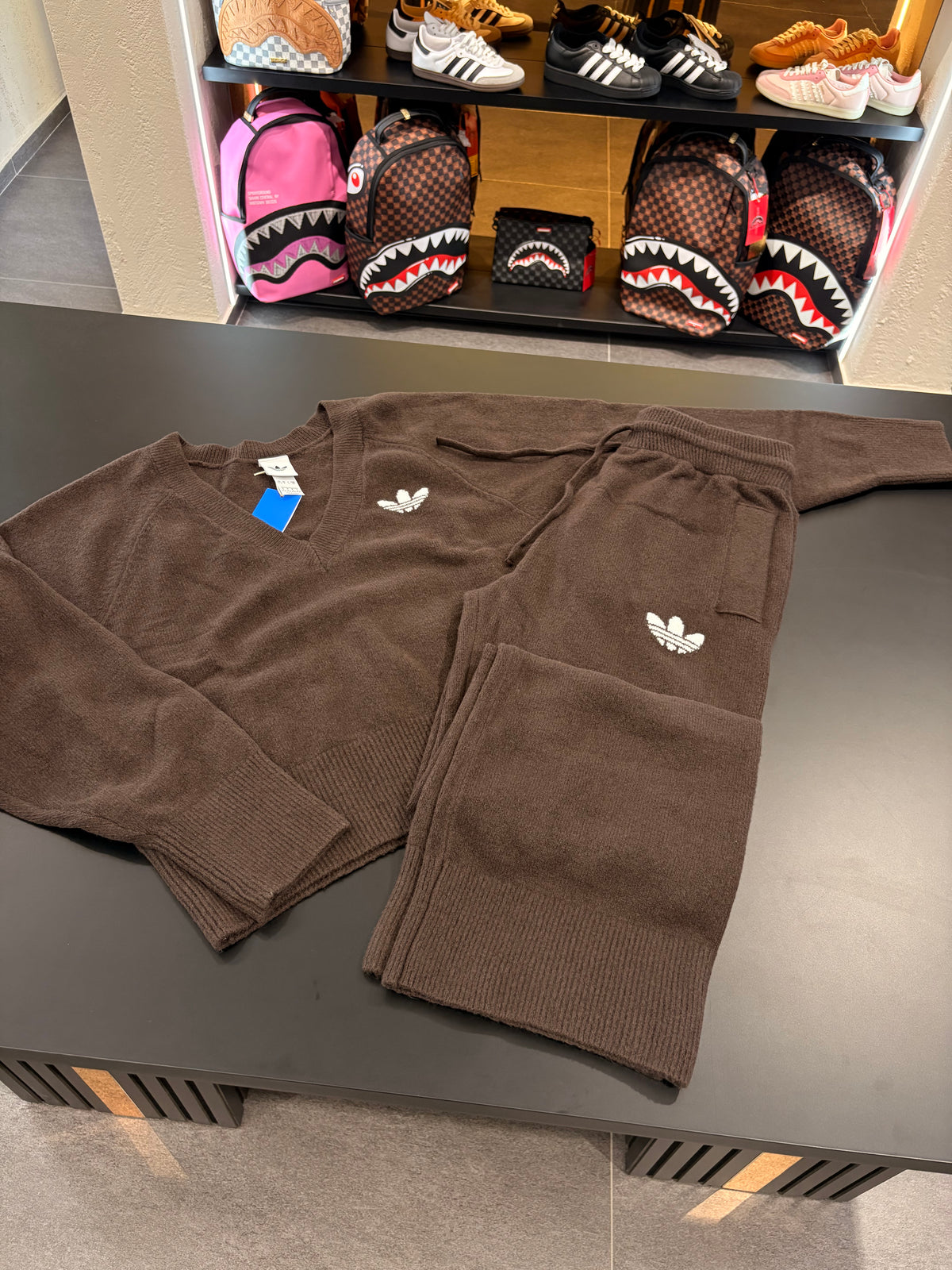 Tuta Adidas tex teddy brown