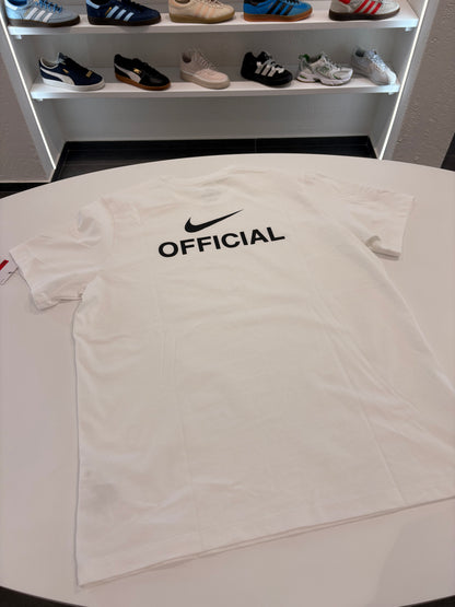 T-shirt Nike official white