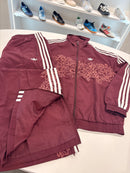 Tuta Adidas floreal 3Lines bordeaux zip