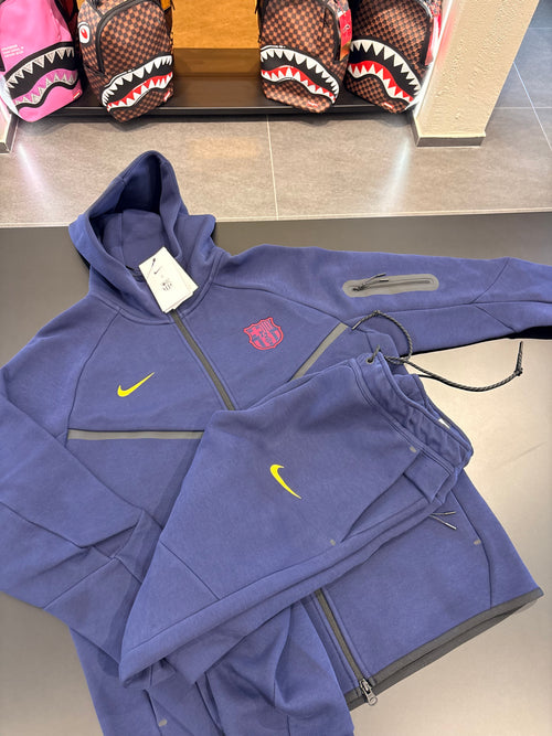 Tuta Nike tech Barcellona blu