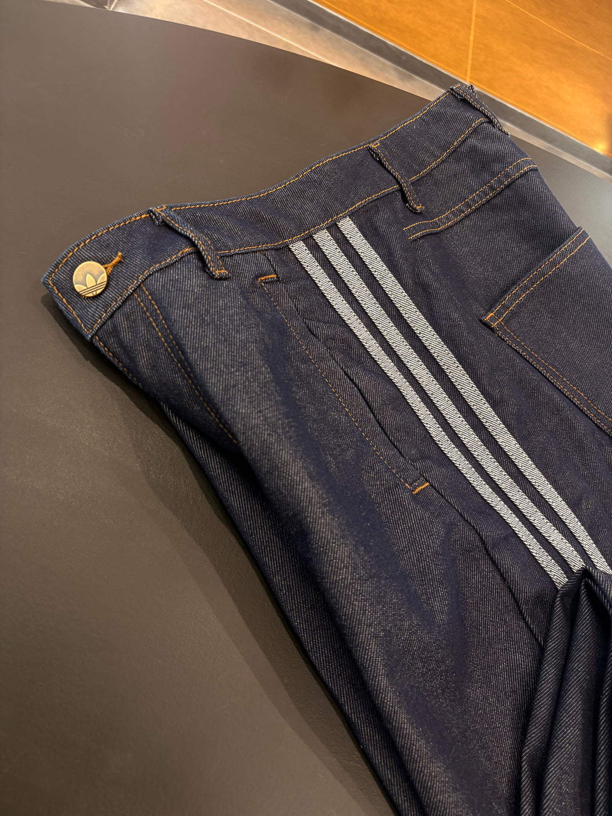Pant jeans Adidas wide leg indigo/denim