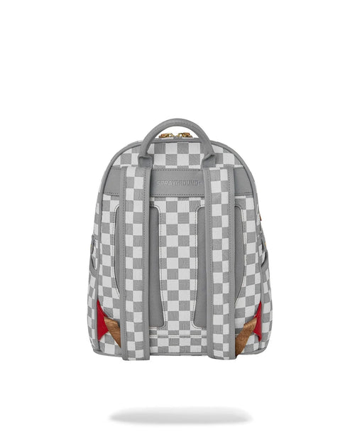 Zainetto embossed cream check SAVAGE