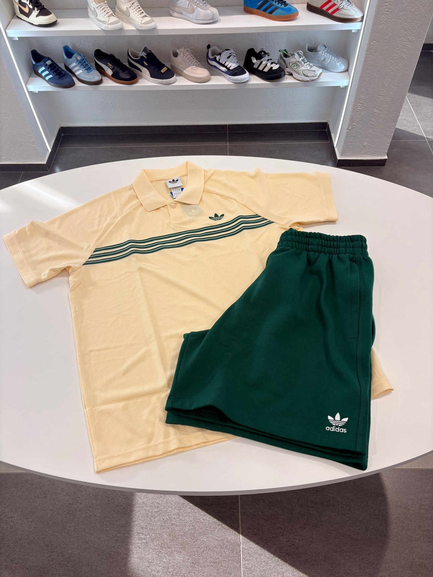 Coordinato Polo adidas linea green
