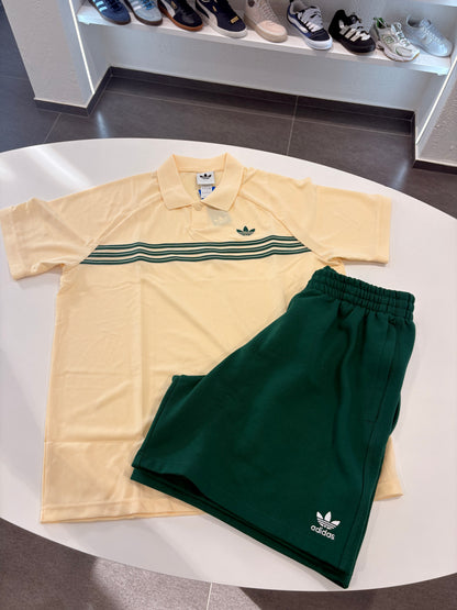 Coordinato Polo adidas linea green