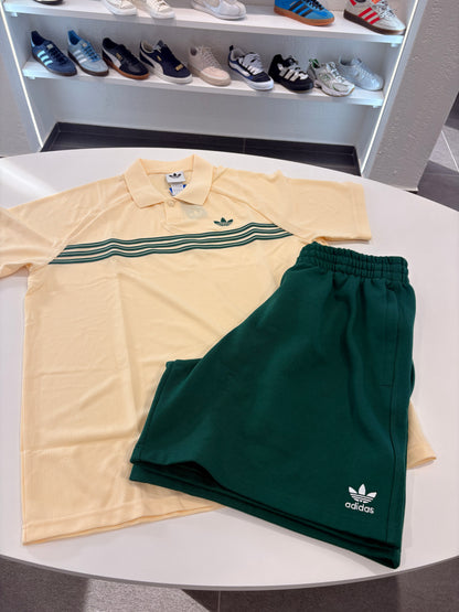 Coordinato Polo adidas linea green