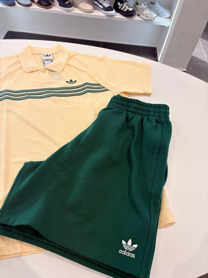 Coordinato Polo adidas linea green