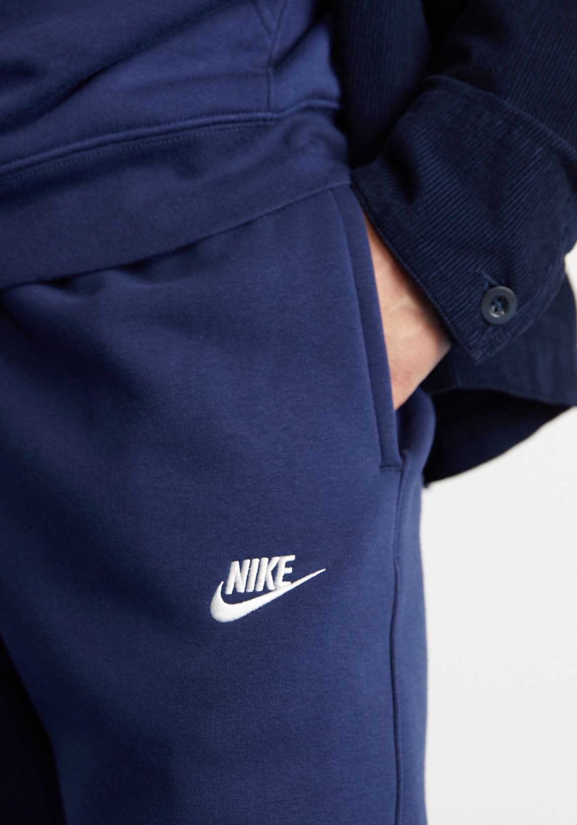 Pantaloni Nike Sportswear Club French Terry Blu Navy